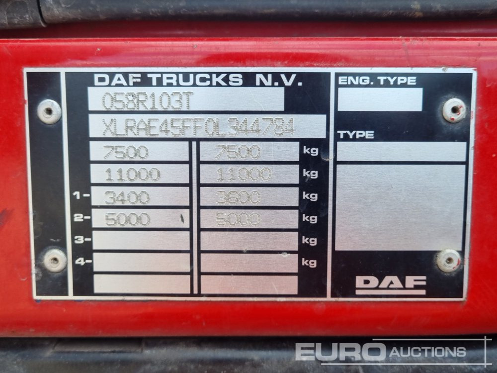 الشاسيه شاحنة DAF LF45.140: صور 32