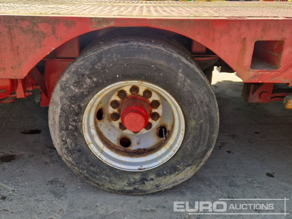 عربة مسطحة منخفضة نصف مقطورة ES-GE 6 Axle Step Frame Extendable Low Loader Trailer, 4 Axle Steer, Air Brakes, Auto Lube: صور 19