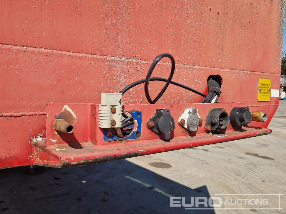 عربة مسطحة منخفضة نصف مقطورة ES-GE 6 Axle Step Frame Extendable Low Loader Trailer, 4 Axle Steer, Air Brakes, Auto Lube: صور 21