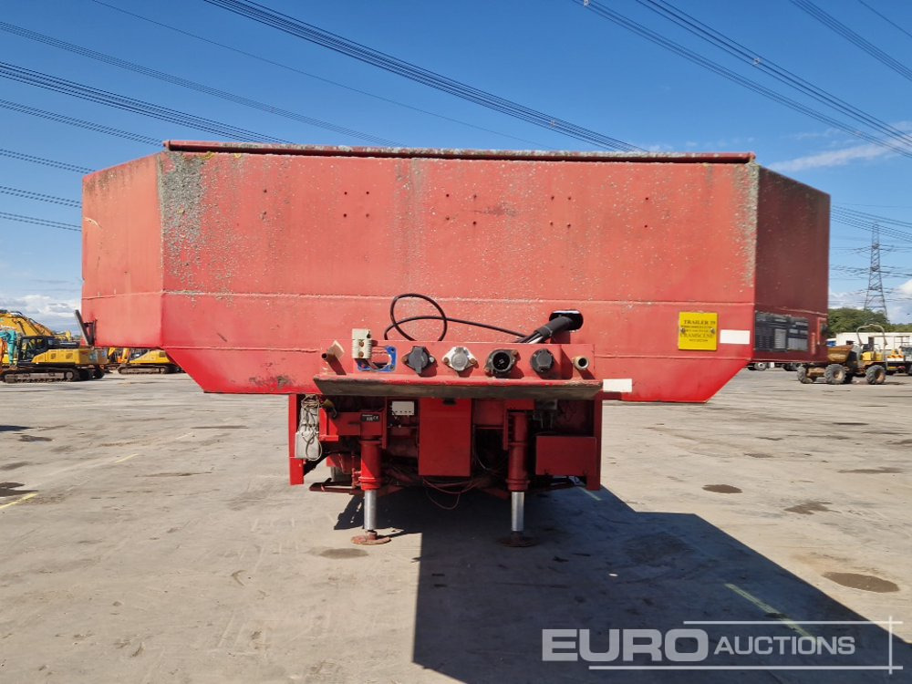 عربة مسطحة منخفضة نصف مقطورة ES-GE 6 Axle Step Frame Extendable Low Loader Trailer, 4 Axle Steer, Air Brakes, Auto Lube: صور 8