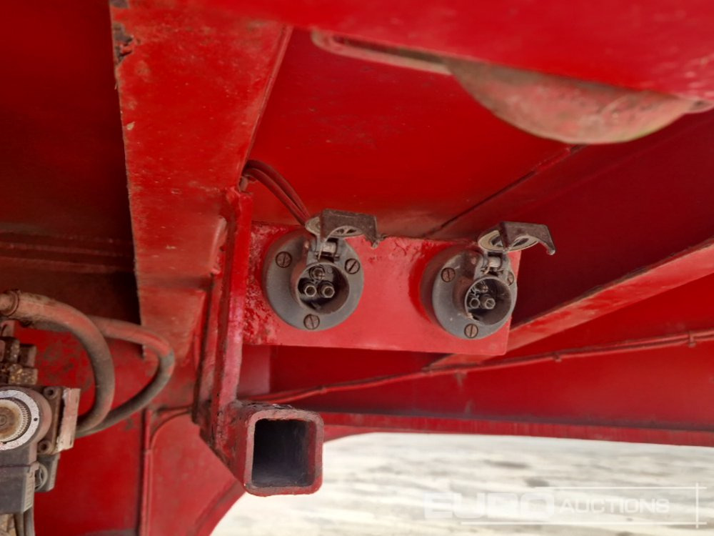 عربة مسطحة منخفضة نصف مقطورة ES-GE 6 Axle Step Frame Extendable Low Loader Trailer, 4 Axle Steer, Air Brakes, Auto Lube: صور 24