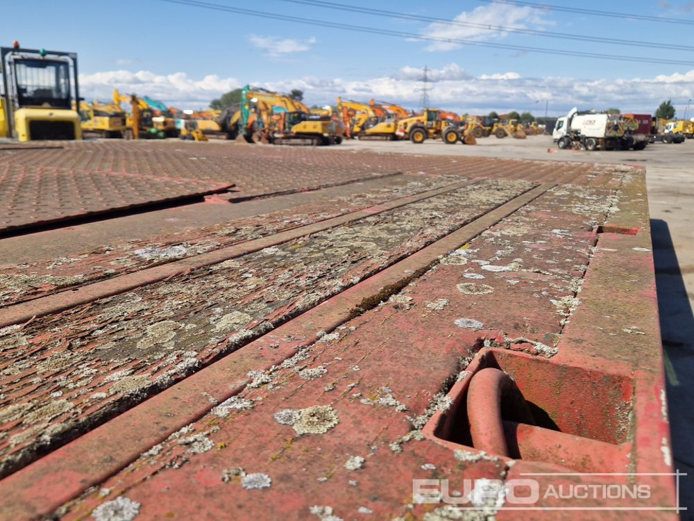 عربة مسطحة منخفضة نصف مقطورة ES-GE 6 Axle Step Frame Extendable Low Loader Trailer, 4 Axle Steer, Air Brakes, Auto Lube: صور 28