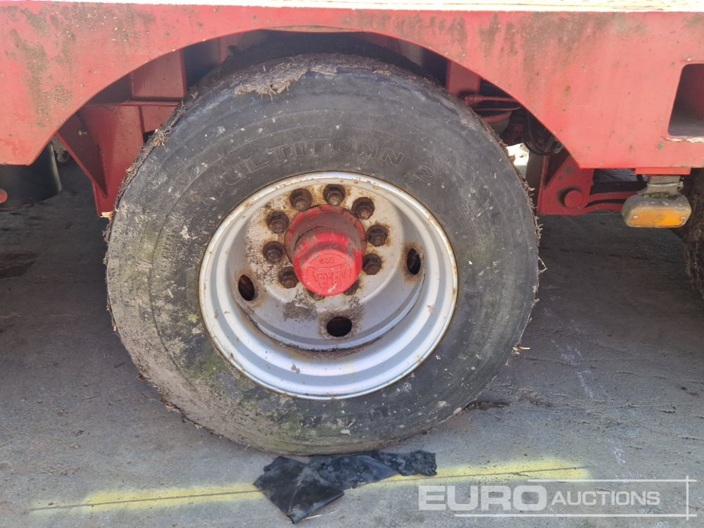 عربة مسطحة منخفضة نصف مقطورة ES-GE 6 Axle Step Frame Extendable Low Loader Trailer, 4 Axle Steer, Air Brakes, Auto Lube: صور 17