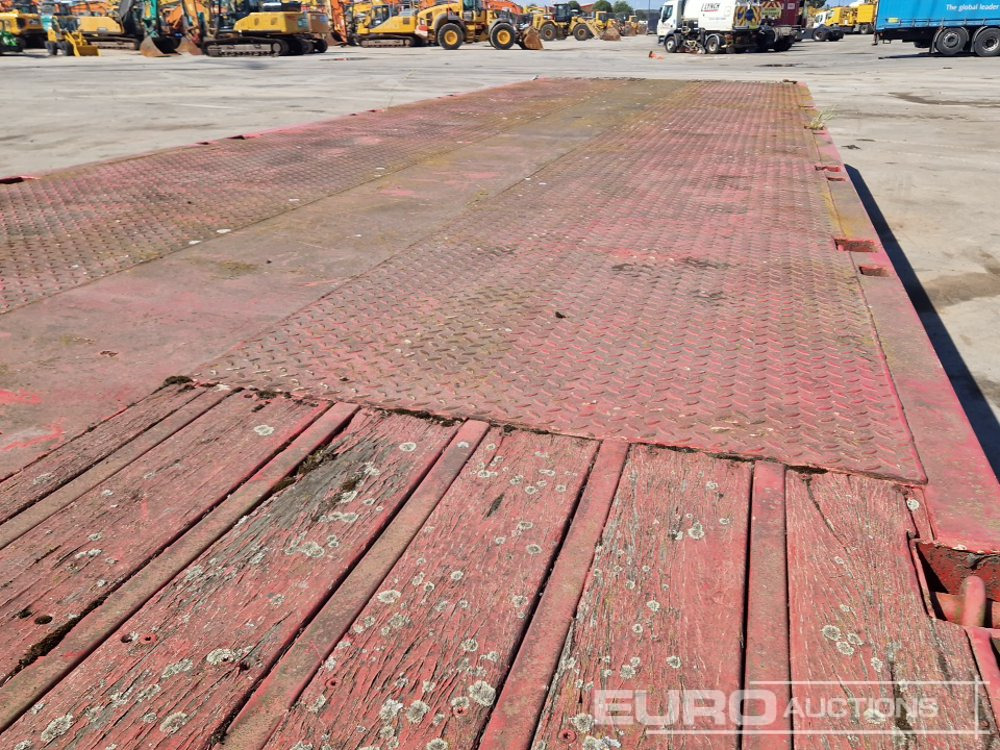 عربة مسطحة منخفضة نصف مقطورة ES-GE 6 Axle Step Frame Extendable Low Loader Trailer, 4 Axle Steer, Air Brakes, Auto Lube: صور 30