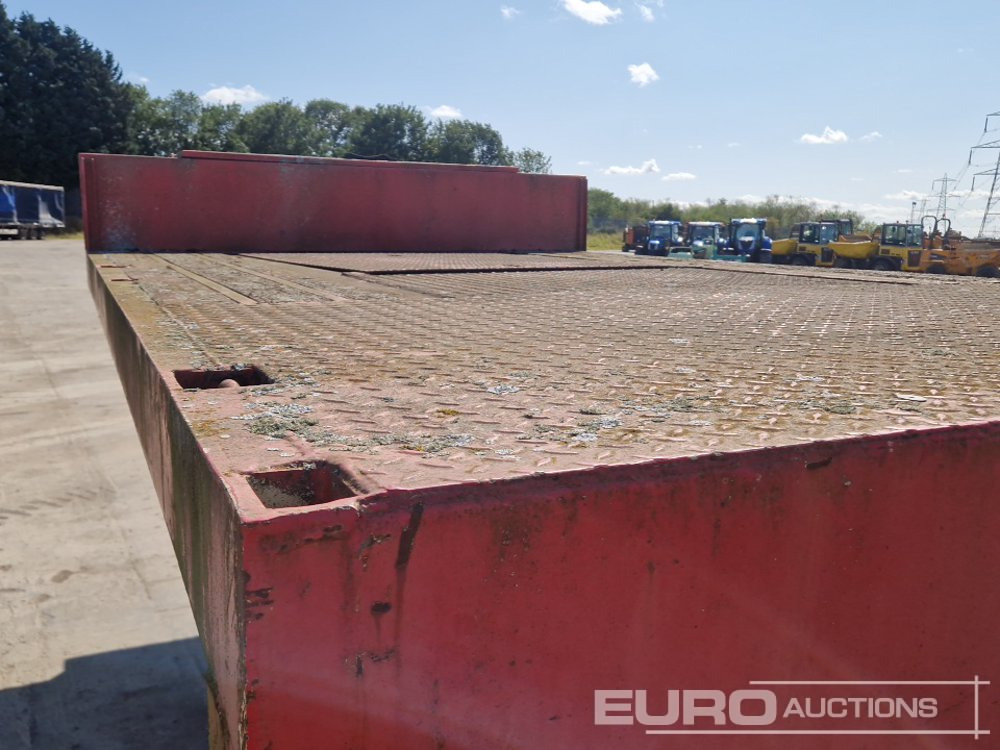 عربة مسطحة منخفضة نصف مقطورة ES-GE 6 Axle Step Frame Extendable Low Loader Trailer, 4 Axle Steer, Air Brakes, Auto Lube: صور 27