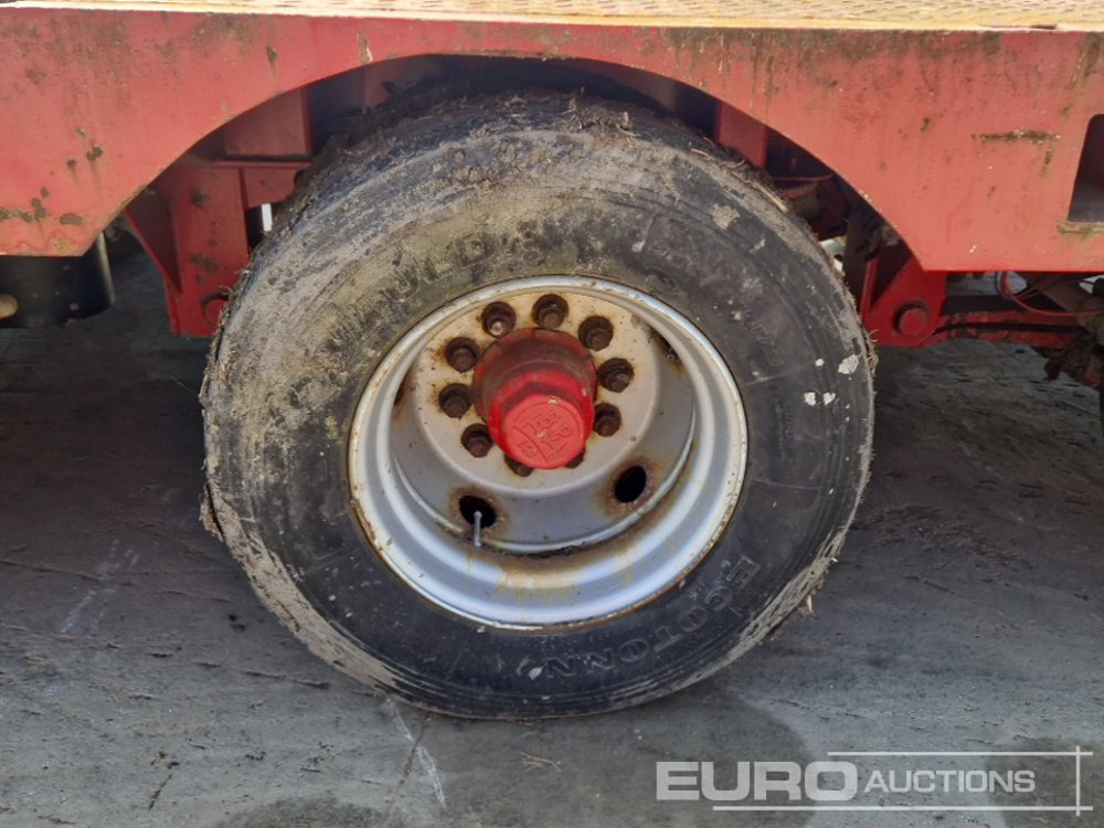 عربة مسطحة منخفضة نصف مقطورة ES-GE 6 Axle Step Frame Extendable Low Loader Trailer, 4 Axle Steer, Air Brakes, Auto Lube: صور 16