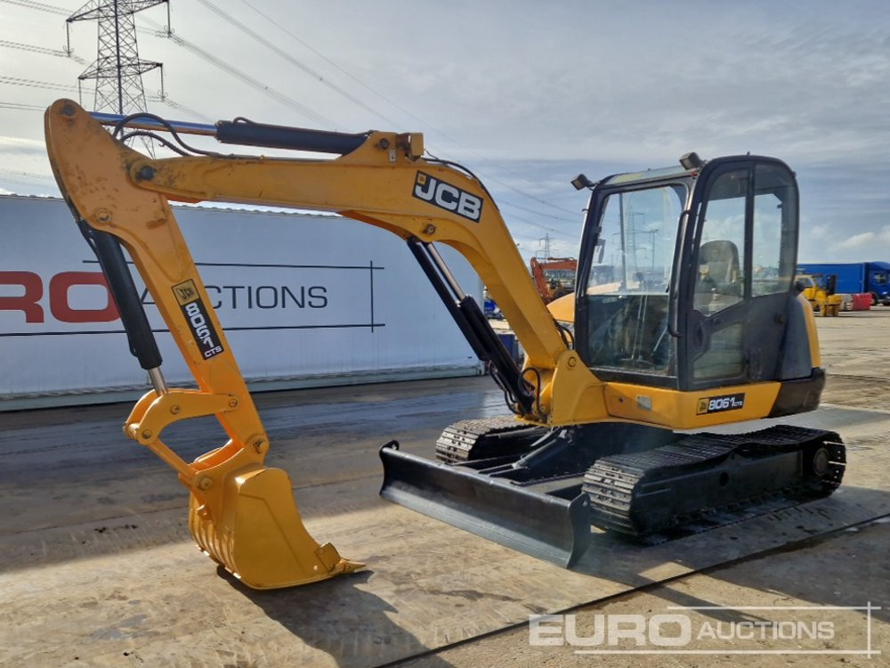 JCB 8061 - حفارة مصغرة: صور 1 JCB 8061 - حفارة مصغرة: صور 1