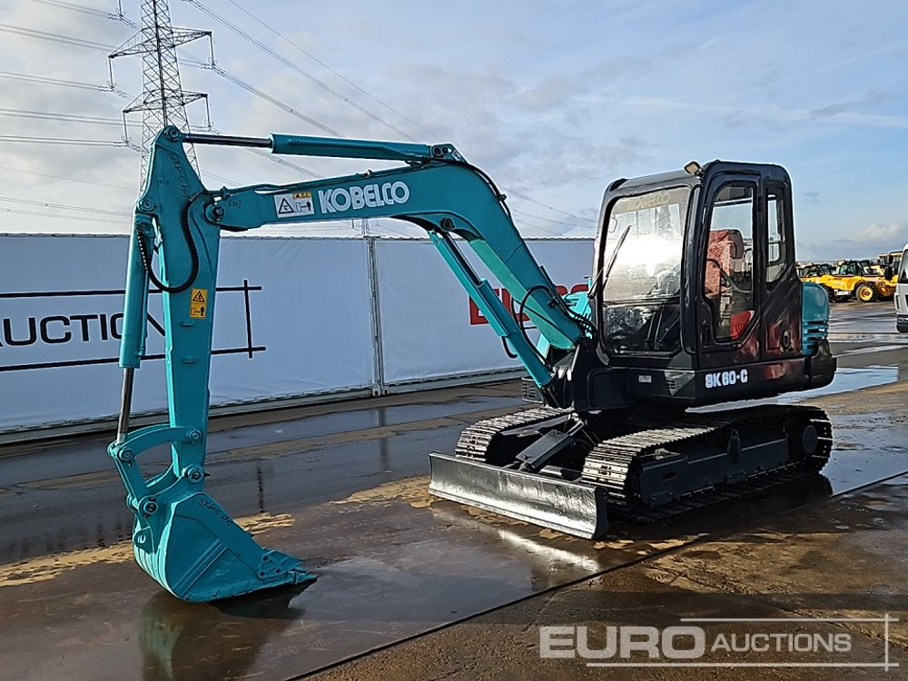 Kobelco SK60-C - حفارة مصغرة: صور 1 Kobelco SK60-C - حفارة مصغرة: صور 1