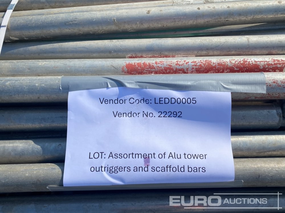 معدات البناء Pallet of Alu-Tower Bars and Outriggers: صور 9