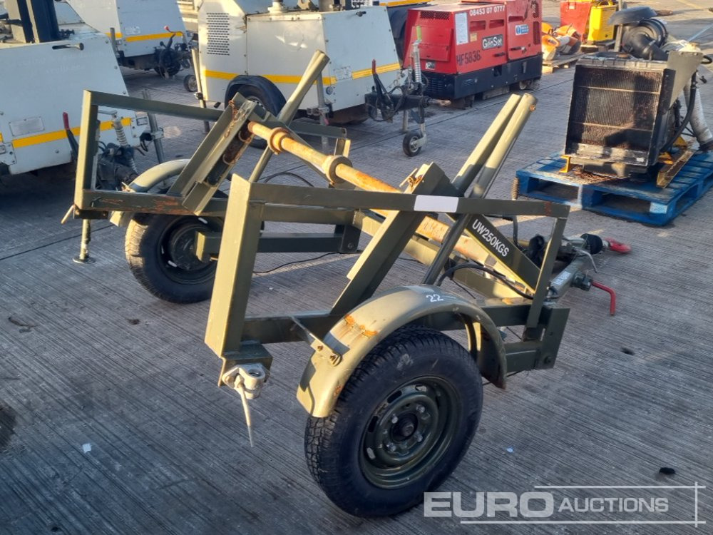 SEB Single Axle Cable Reel Trailer - مقطورة لنقل المعدات: صور 5 SEB Single Axle Cable Reel Trailer - مقطورة لنقل المعدات: صور 5