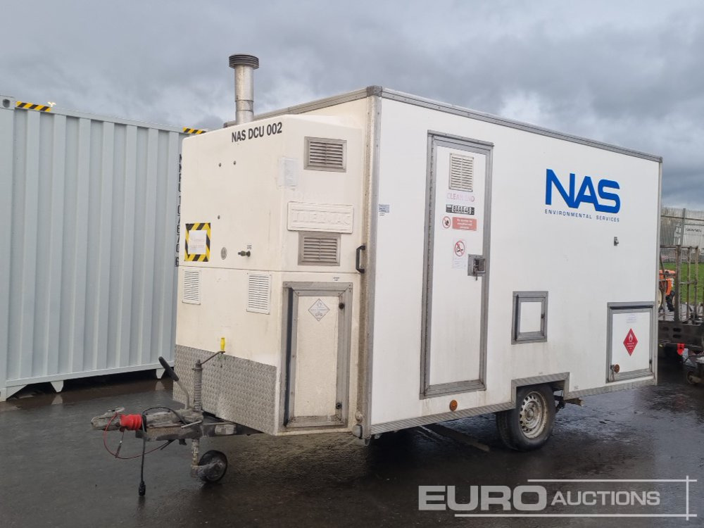Thermac Single Axle Decontamination Unit, Self Contained, Gas Honda Generator Working Boiler - مقطورة لنقل المعدات: صور 1 Thermac Single Axle Decontamination Unit, Self Contained, Gas Honda Generator Working Boiler - مقطورة لنقل المعدات: صور 1
