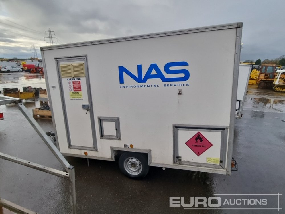 Thermac Single Axle Decontamination Unit, Self Contained, Gas Honda Generator Working Boiler - مقطورة لنقل المعدات: صور 2 Thermac Single Axle Decontamination Unit, Self Contained, Gas Honda Generator Working Boiler - مقطورة لنقل المعدات: صور 2