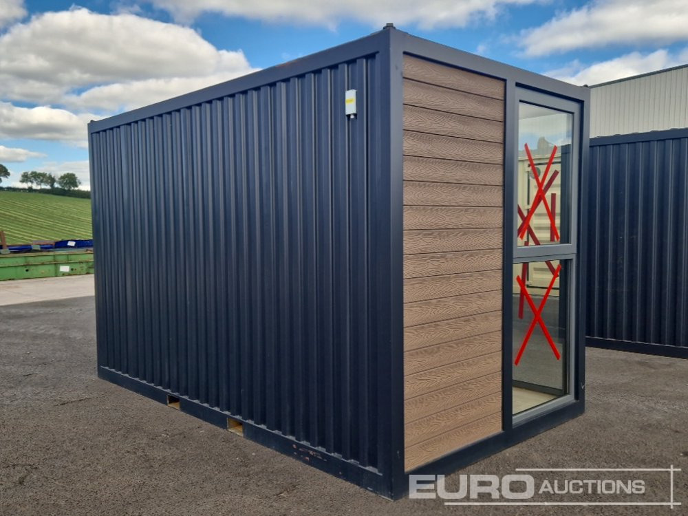 Unused 13' Office, 240v Electrics, Wooden Floor, Wall Pannelling, Exterior Composite Panelling - حاوية شحن: صور 4 Unused 13' Office, 240v Electrics, Wooden Floor, Wall Pannelling, Exterior Composite Panelling - حاوية شحن: صور 4