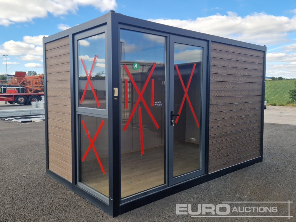 Unused 13' Office, 240v Electrics, Wooden Floor, Wall Pannelling, Exterior Composite Panelling - حاوية شحن: صور 1 Unused 13' Office, 240v Electrics, Wooden Floor, Wall Pannelling, Exterior Composite Panelling - حاوية شحن: صور 1
