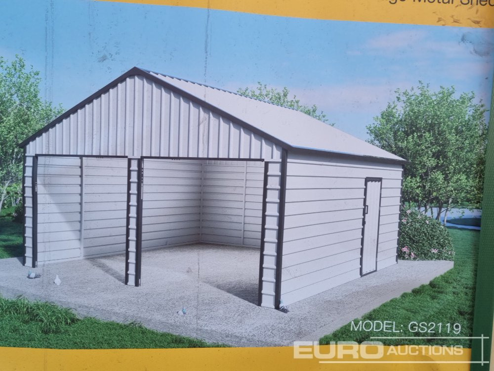 Unused 2025 23' x 22' Metal Shed (Cannot Be Reconsigned) - البيت الحاوية: صور 1 Unused 2025 23' x 22' Metal Shed (Cannot Be Reconsigned) - البيت الحاوية: صور 1