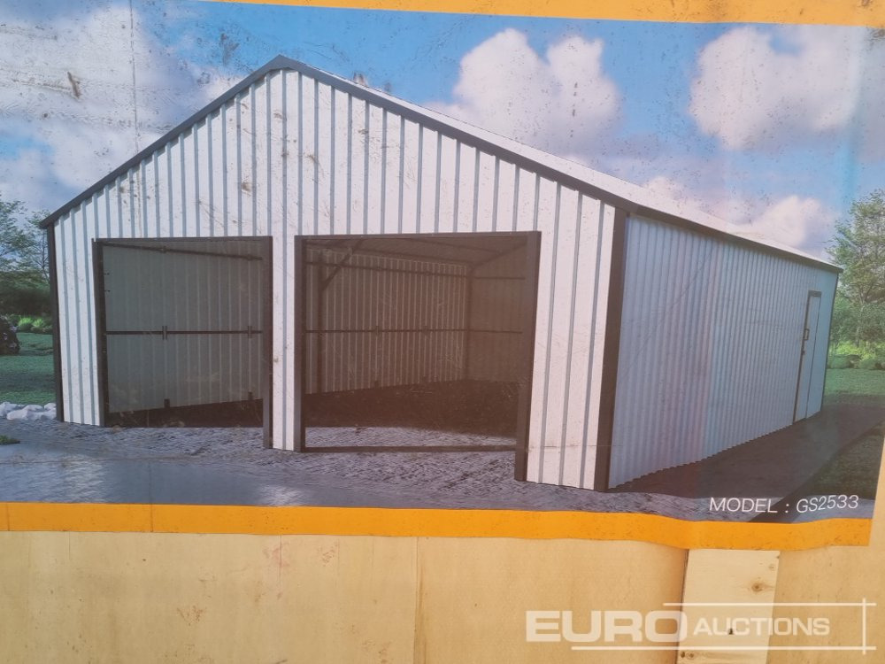Unused 2025 33' x 25' Metal Shed (Cannot Be Reconsigned) - البيت الحاوية: صور 1 Unused 2025 33' x 25' Metal Shed (Cannot Be Reconsigned) - البيت الحاوية: صور 1