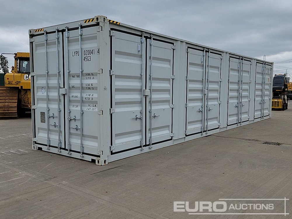 Unused 2025 40' x 8' High Cube Container, 4 Side Doors, 1 End Door (Cannot Be Reconsigned) - حاوية شحن: صور 1 Unused 2025 40' x 8' High Cube Container, 4 Side Doors, 1 End Door (Cannot Be Reconsigned) - حاوية شحن: صور 1