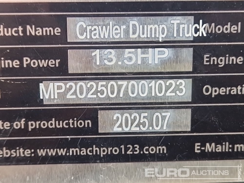 عربات نقل قلابة مجنزرة Unused 2025 Machpro MP-S750: صور 41
