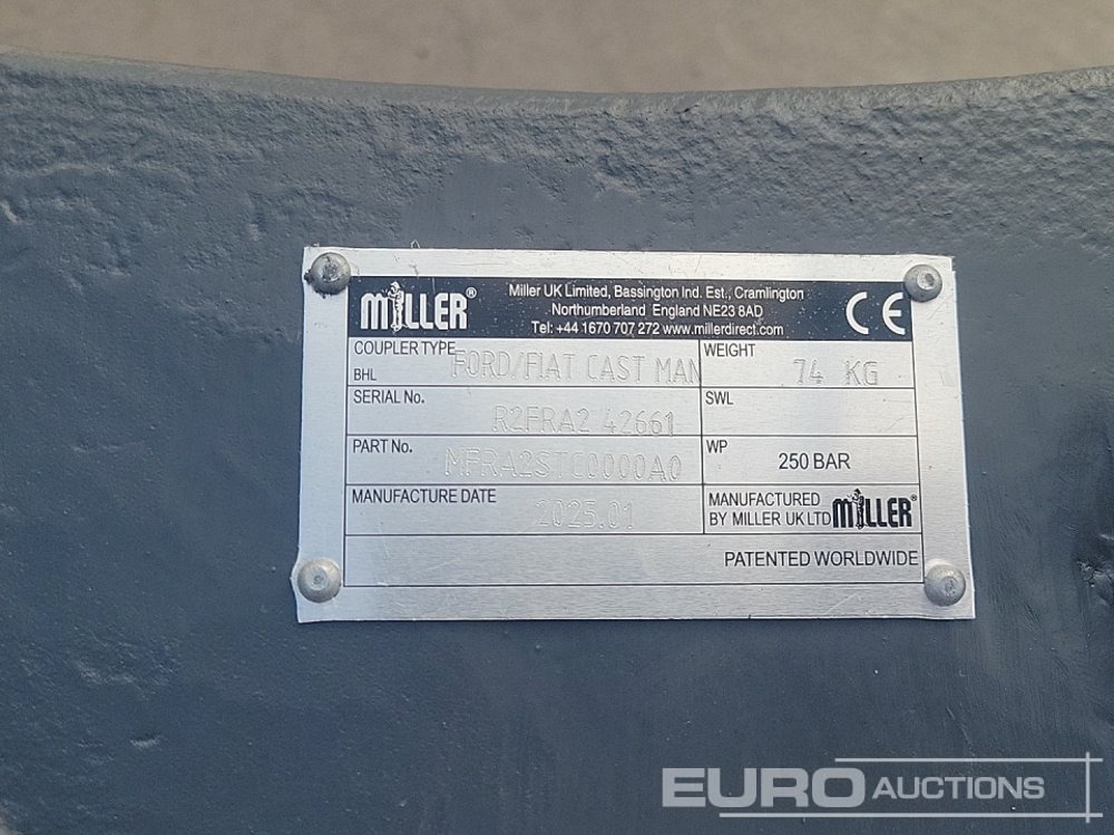 وصلة الربط للمعدات المعلقة Unused 2025 Miller Manual QH 45mm Pin to suit 4-6 Ton Excavator: صور 17