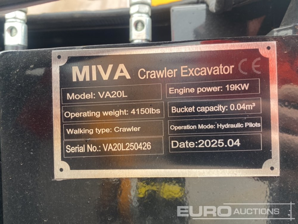 حفارة مصغرة Unused 2025 Miva VA20L: صور 31
