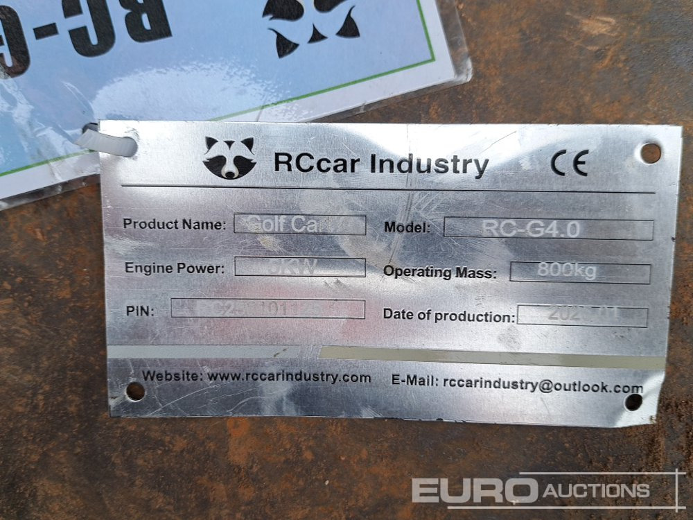 عربة جولف Unused 2025 Raccoon RC-G4.0: صور 26