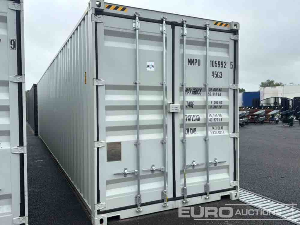 Unused 40' Container, 4 Side Double Doors (Cannot Be Reconsigned) - حاوية شحن: صور 5 Unused 40' Container, 4 Side Double Doors (Cannot Be Reconsigned) - حاوية شحن: صور 5