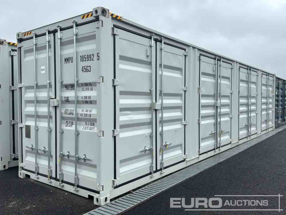 Unused 40' Container, 4 Side Double Doors (Cannot Be Reconsigned) - حاوية شحن: صور 1 Unused 40' Container, 4 Side Double Doors (Cannot Be Reconsigned) - حاوية شحن: صور 1