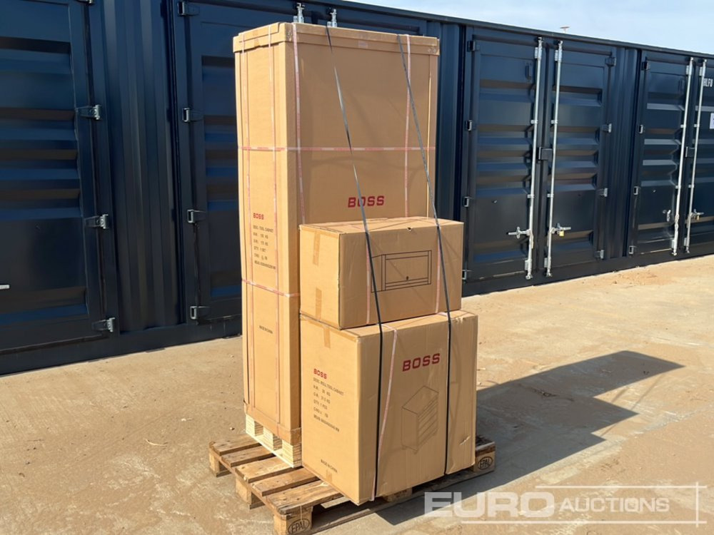 معدات البناء Unused Boss 2.6m 9 Drawer, 5 Cabinet Tool Station: صور 21