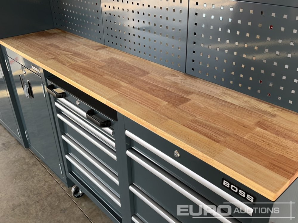 معدات الورش Unused Boss 2.6m 9 Drawer, 5 Cabinet Tool Station: صور 33