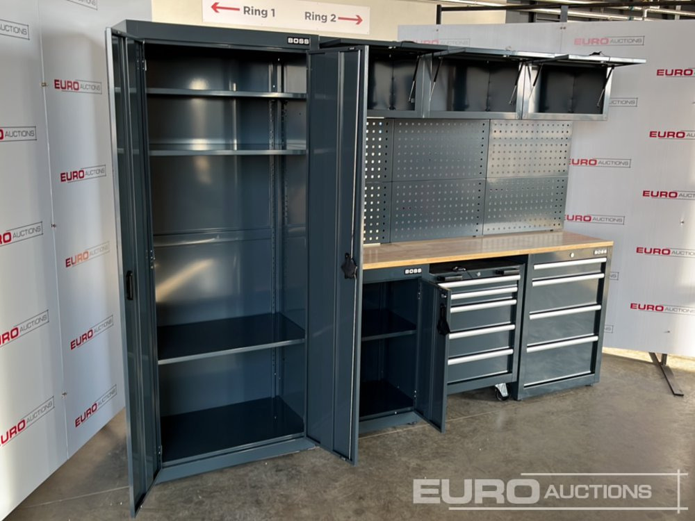 Unused Boss 2.6m 9 Drawer, 5 Cabinet Tool Station - معدات الورش: صور 5 Unused Boss 2.6m 9 Drawer, 5 Cabinet Tool Station - معدات الورش: صور 5