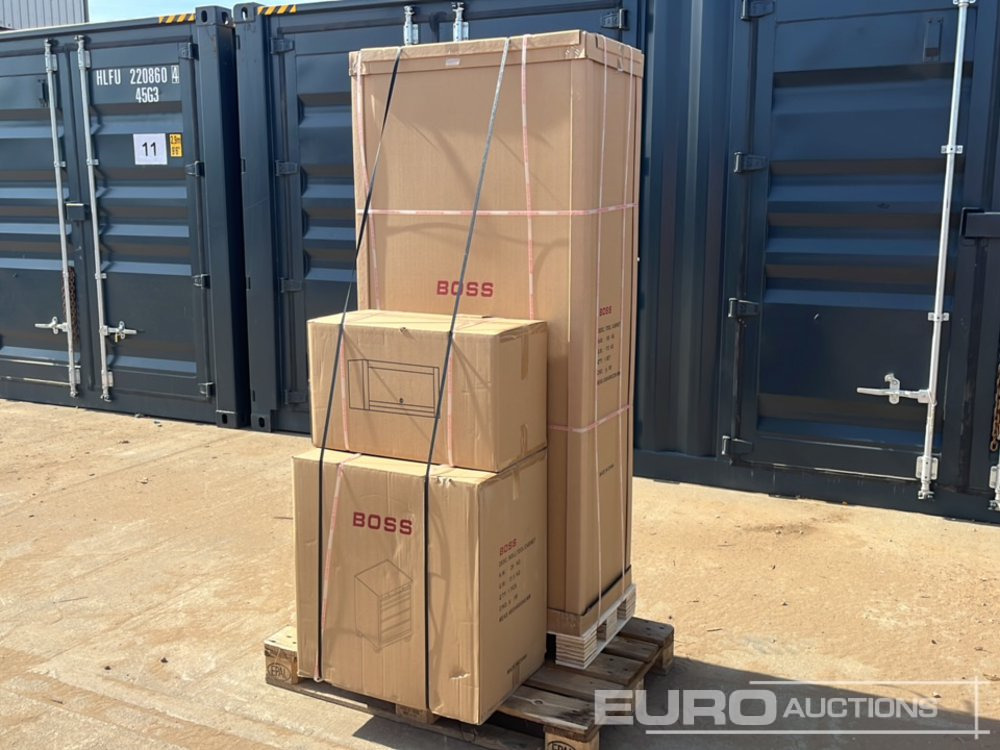 معدات البناء Unused Boss 2.6m 9 Drawer, 5 Cabinet Tool Station: صور 20