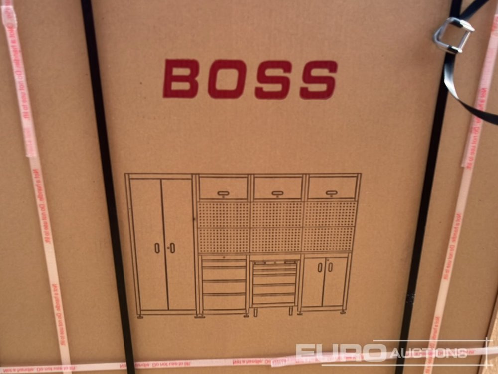 معدات الورش Unused Boss 2.6m 9 Drawer, 5 Cabinet Tool Station: صور 47