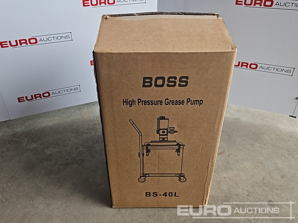 معدات الورش Unused Boss BS-40L 40 Ltr Pneumatic High Pressure Grease Pump: صور 15