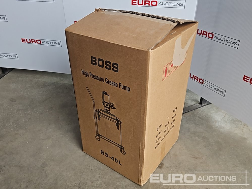 معدات الورش Unused Boss BS-40L 40 Ltr Pneumatic High Pressure Grease Pump: صور 16