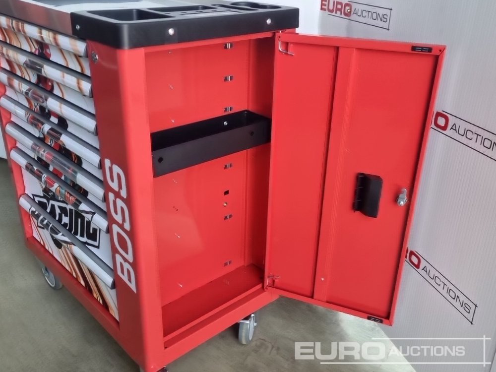 معدات الورش Unused Boss Wheeled Tool Cart with 258pc Tools (Red): صور 13