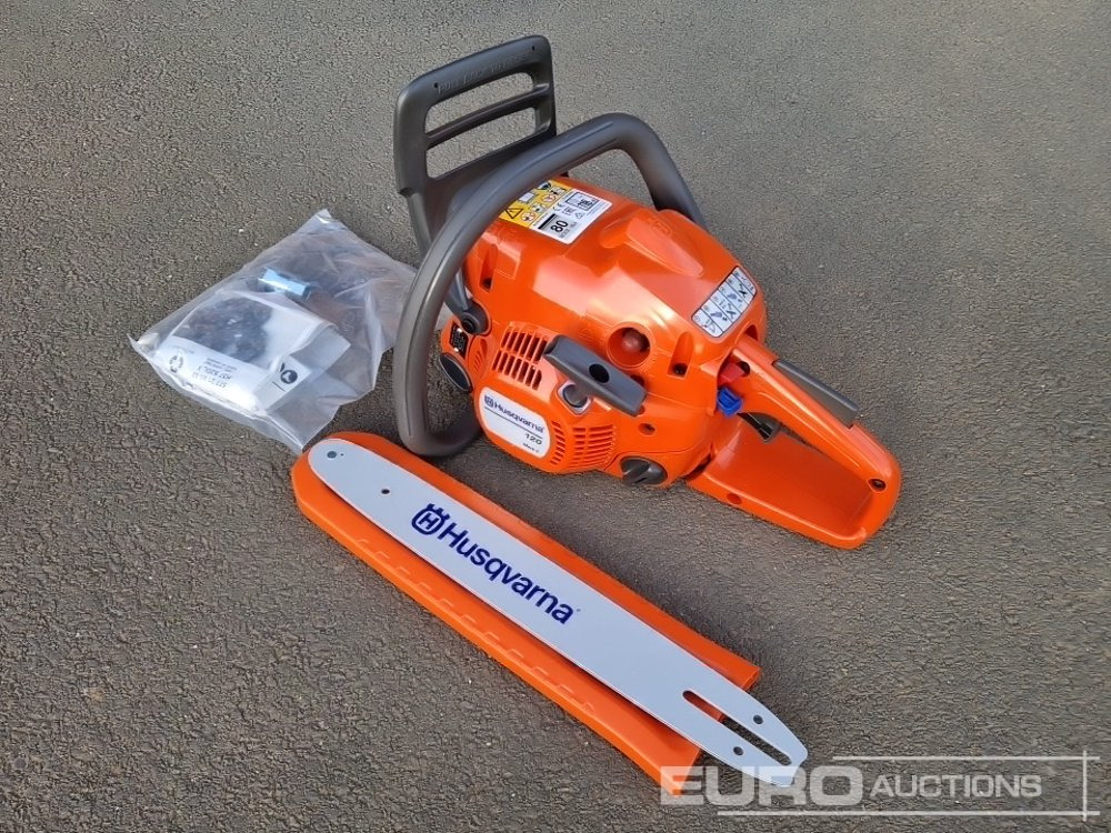 Unused Husqvarna 120 Mark II 14" Petrol Chain Saw - معدات الورش: صور 3 Unused Husqvarna 120 Mark II 14" Petrol Chain Saw - معدات الورش: صور 3