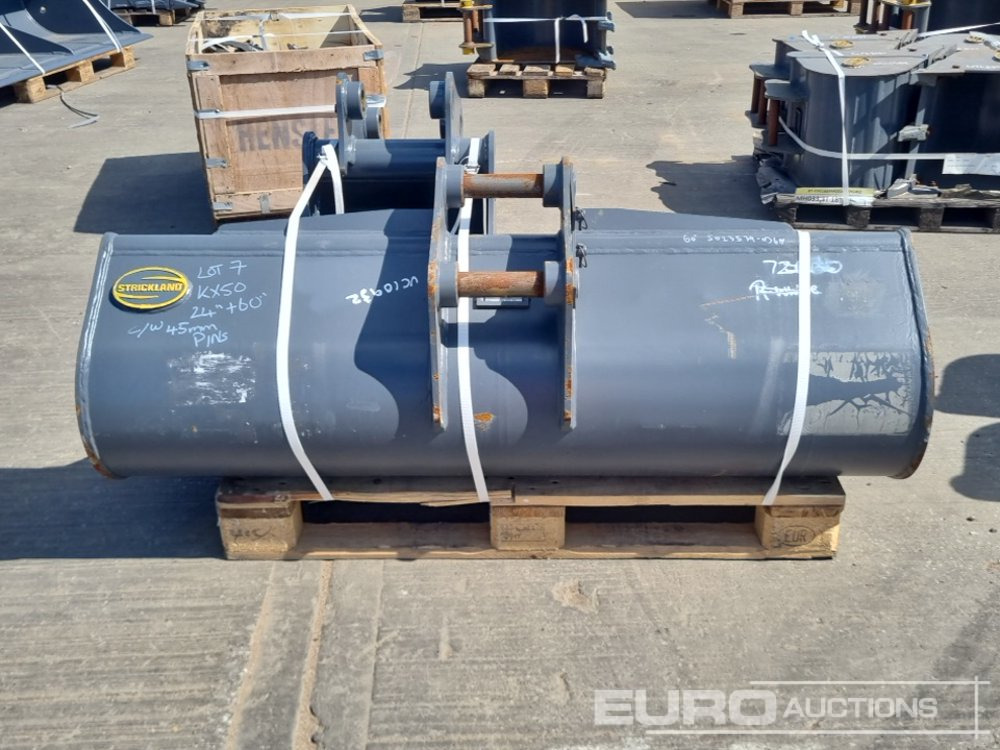 Unused Strickland 60" Ditching, 18" Digging Bucket 45mm Pin to suit 4-6 Ton Excavator - بكت: صور 4 Unused Strickland 60" Ditching, 18" Digging Bucket 45mm Pin to suit 4-6 Ton Excavator - بكت: صور 4