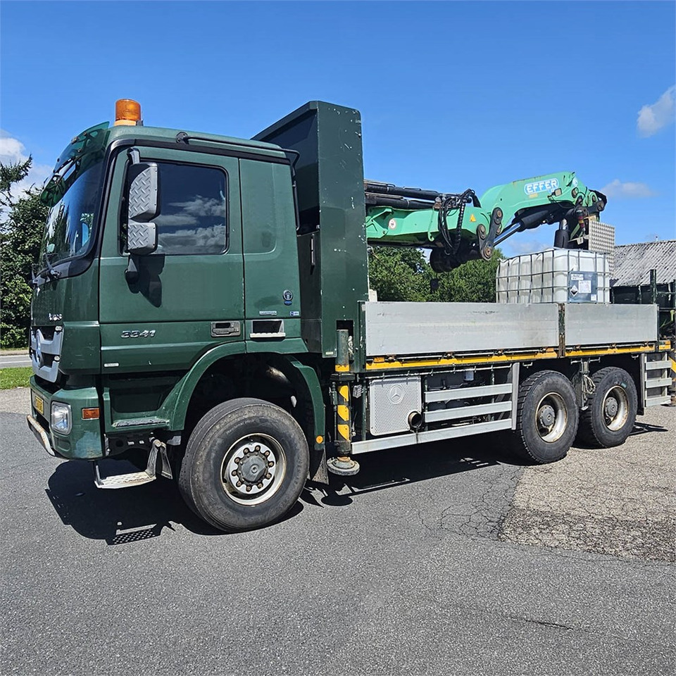 Mercedes Actros 3341 A BlueTec 5 - شاحنات مسطحة, شاحنة كرين: صور 1 Mercedes Actros 3341 A BlueTec 5 - شاحنات مسطحة, شاحنة كرين: صور 1
