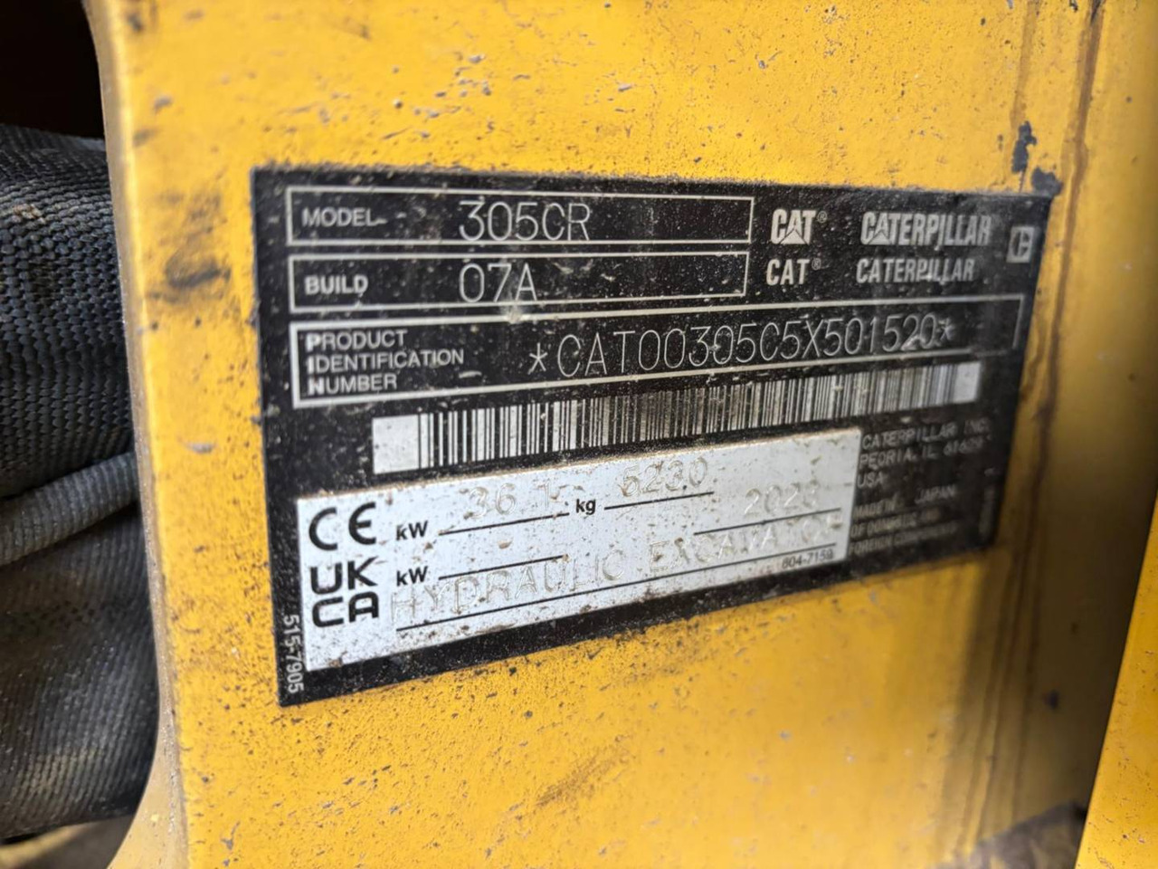 حفارات زحافة CAT 305: صور 6