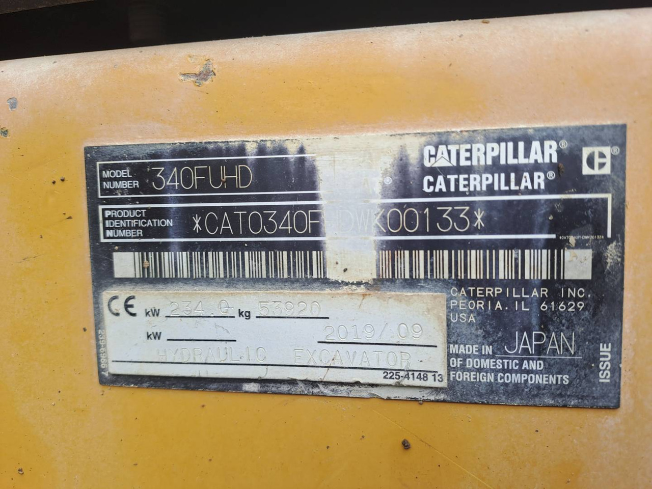حفارات زحافة CAT 340F UHD: صور 9