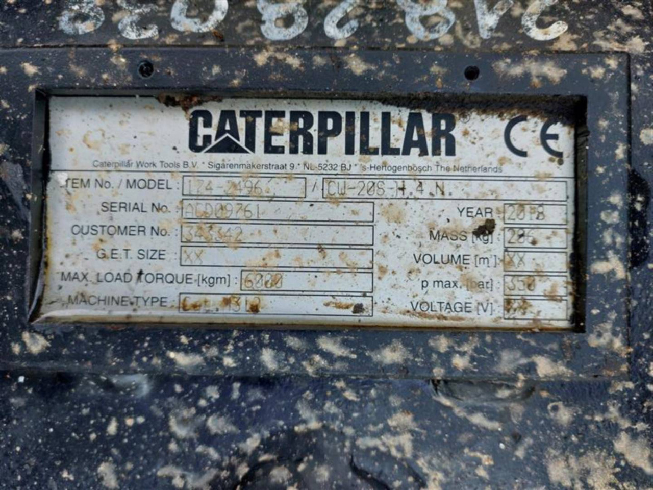 CAT CW20S/174-2496/M315F/TIM70/70/430/281 - وصلة الربط للمعدات المعلقة: صور 2 CAT CW20S/174-2496/M315F/TIM70/70/430/281 - وصلة الربط للمعدات المعلقة: صور 2
