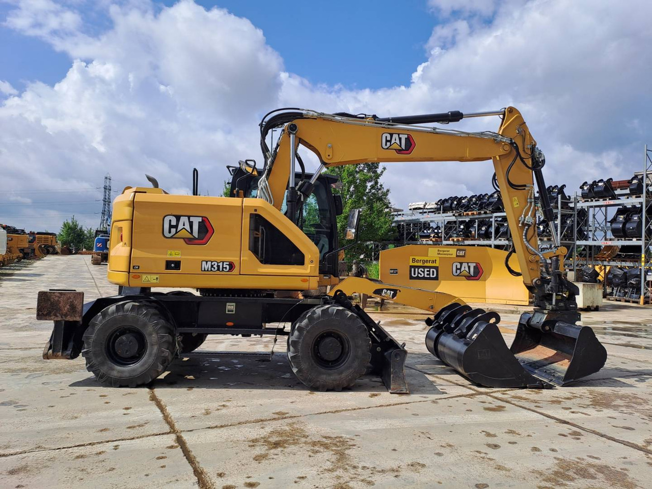 CAT M315 - حفارة على عجلات: صور 1 CAT M315 - حفارة على عجلات: صور 1