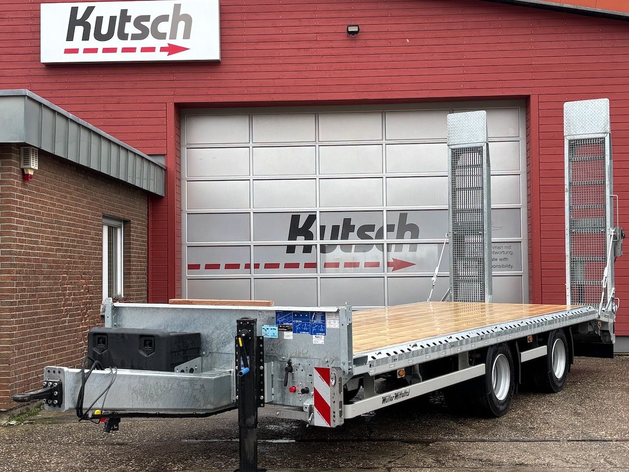 Müller-Mitteltal ETÜ-TA-R 21 Plateau 7m, luftgefedert, LED - عربة مسطحة منخفضة مقطورة: صور 1 Müller-Mitteltal ETÜ-TA-R 21 Plateau 7m, luftgefedert, LED - عربة مسطحة منخفضة مقطورة: صور 1