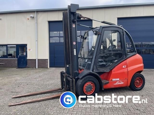 Linde H45D Bouwjaar 2006 - draaiuren 15.577 - Vorken 160 cm - VW Diesel - رافعة شوكية ديزل: صور 3 Linde H45D Bouwjaar 2006 - draaiuren 15.577 - Vorken 160 cm - VW Diesel - رافعة شوكية ديزل: صور 3