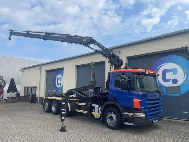 Scania P380 LB 8x4*4 HNA Euro 5 - HIAB 211 E-3 Hipro Crane with remote control + Multilift XR26S61 Hooklift - Year 2009 - Km 336.501 !! - Good condition - شاحنة كرين: صور 1 Scania P380 LB 8x4*4 HNA Euro 5 - HIAB 211 E-3 Hipro Crane with remote control + Multilift XR26S61 Hooklift - Year 2009 - Km 336.501 !! - Good condition - شاحنة كرين: صور 1