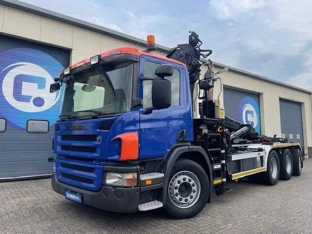 Scania P380 LB 8x4*4 HNA Euro 5 - HIAB 211 E-3 Hipro Crane with remote control + Multilift XR26S61 Hooklift - Year 2009 - Km 336.501 !! - Good condition - شاحنة ذات الخطاف, شاحنة كرين: صور 4 Scania P380 LB 8x4*4 HNA Euro 5 - HIAB 211 E-3 Hipro Crane with remote control + Multilift XR26S61 Hooklift - Year 2009 - Km 336.501 !! - Good condition - شاحنة ذات الخطاف, شاحنة كرين: صور 4