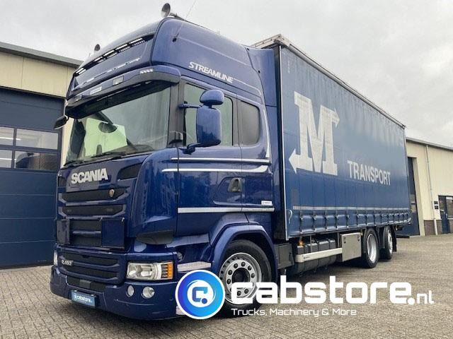Scania R450 LB6X2MLB Euro 6 - Bouwjaar 2016 - Topline - Doorlaad-volume combi+ Wecon Middenas aanhangwagen - Good condition - شاحنة ستارة: صور 4 Scania R450 LB6X2MLB Euro 6 - Bouwjaar 2016 - Topline - Doorlaad-volume combi+ Wecon Middenas aanhangwagen - Good condition - شاحنة ستارة: صور 4