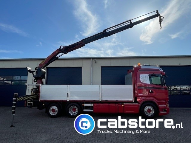 Scania R520 LB6X2*4HNB Euro 6 - Bouwjaar 2013 - Highline - Opticruise - Open box + Palfinger PK 24001-K B Autolaadkraan - Good condition ! - شاحنات مسطحة, شاحنة كرين: صور 3 Scania R520 LB6X2*4HNB Euro 6 - Bouwjaar 2013 - Highline - Opticruise - Open box + Palfinger PK 24001-K B Autolaadkraan - Good condition ! - شاحنات مسطحة, شاحنة كرين: صور 3