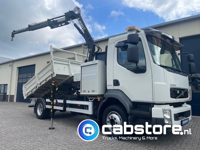Volvo FL 240 4x2 Euro 5 - Kipper - MKG HLK 45 a2 Autolaadkraan - Bouwjaar 2012 - APK 18-10-2025 - ORIGINAL Km 35.640 !!!! - Good condition !! - شاحنة كرين: صور 1 Volvo FL 240 4x2 Euro 5 - Kipper - MKG HLK 45 a2 Autolaadkraan - Bouwjaar 2012 - APK 18-10-2025 - ORIGINAL Km 35.640 !!!! - Good condition !! - شاحنة كرين: صور 1