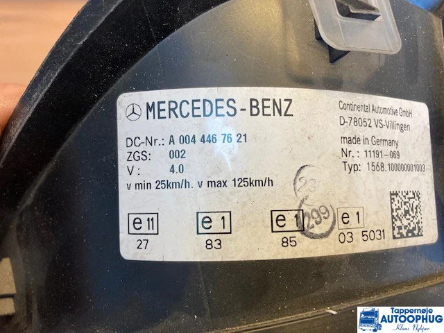 Mercedes A004 446 76 21 Instrument - النظام الكهربائي - شاحنة: صور 1 Mercedes A004 446 76 21 Instrument - النظام الكهربائي - شاحنة: صور 1
